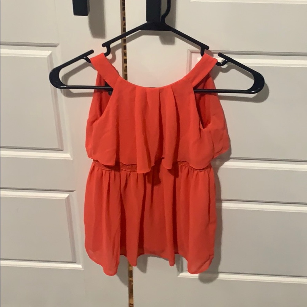 Girls size 4 tangerine dress